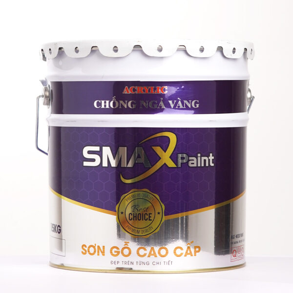 Sơn Bóng Gỗ Acrylic Chống Ngả Vàng - SmaxPaint