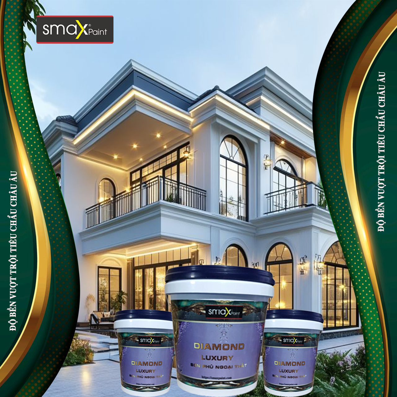 SƠN BÓNG MỜ NGOẠI THẤT DIAMOND E 300